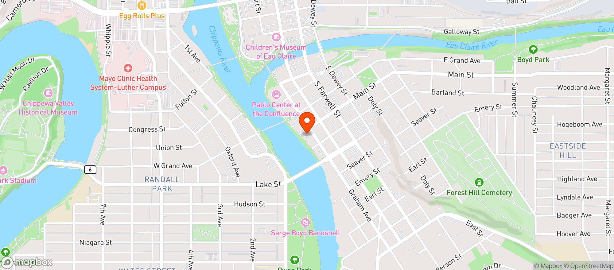 Map showing Phoenix Ec The