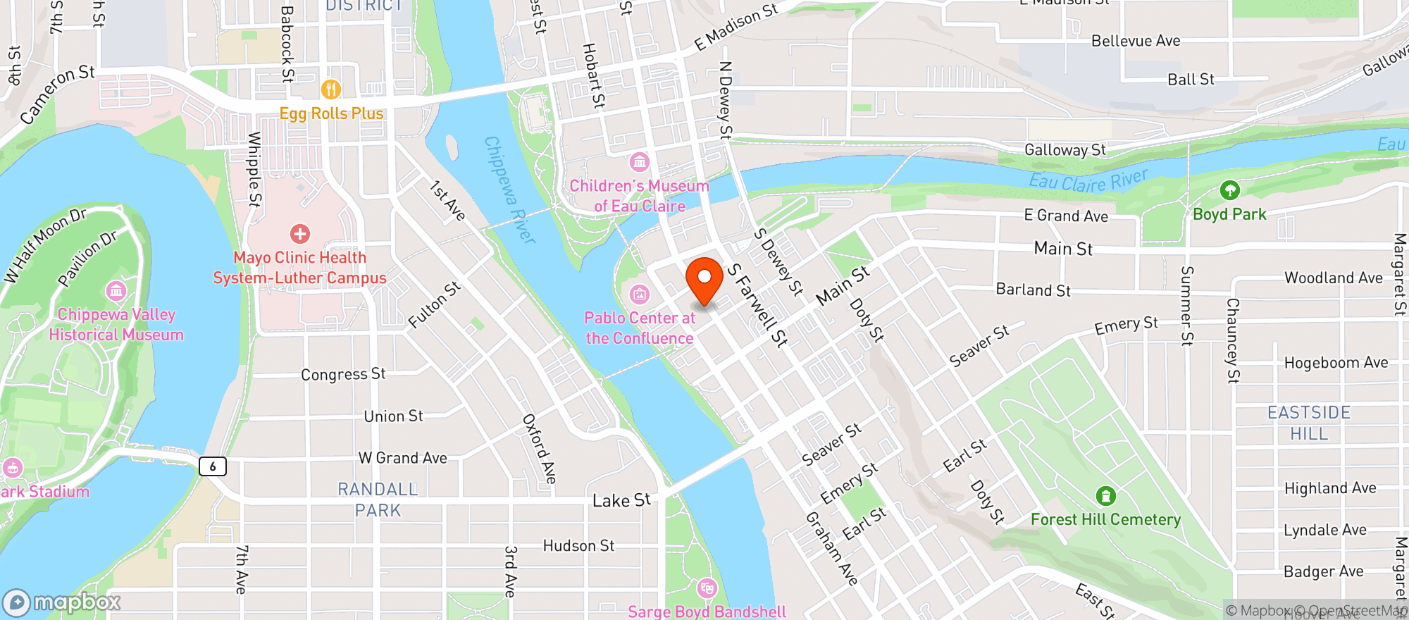 Map showing 2 Roots Art & Wine