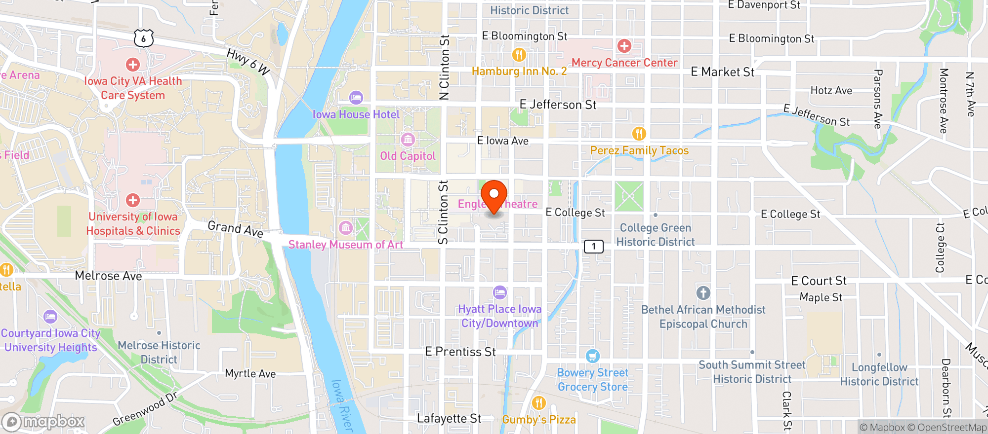 Map showing BREAD GARDEN MARKET