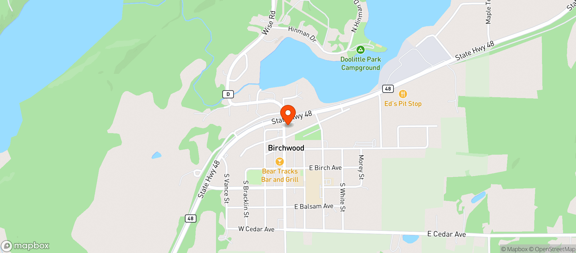 Map showing Jason Market