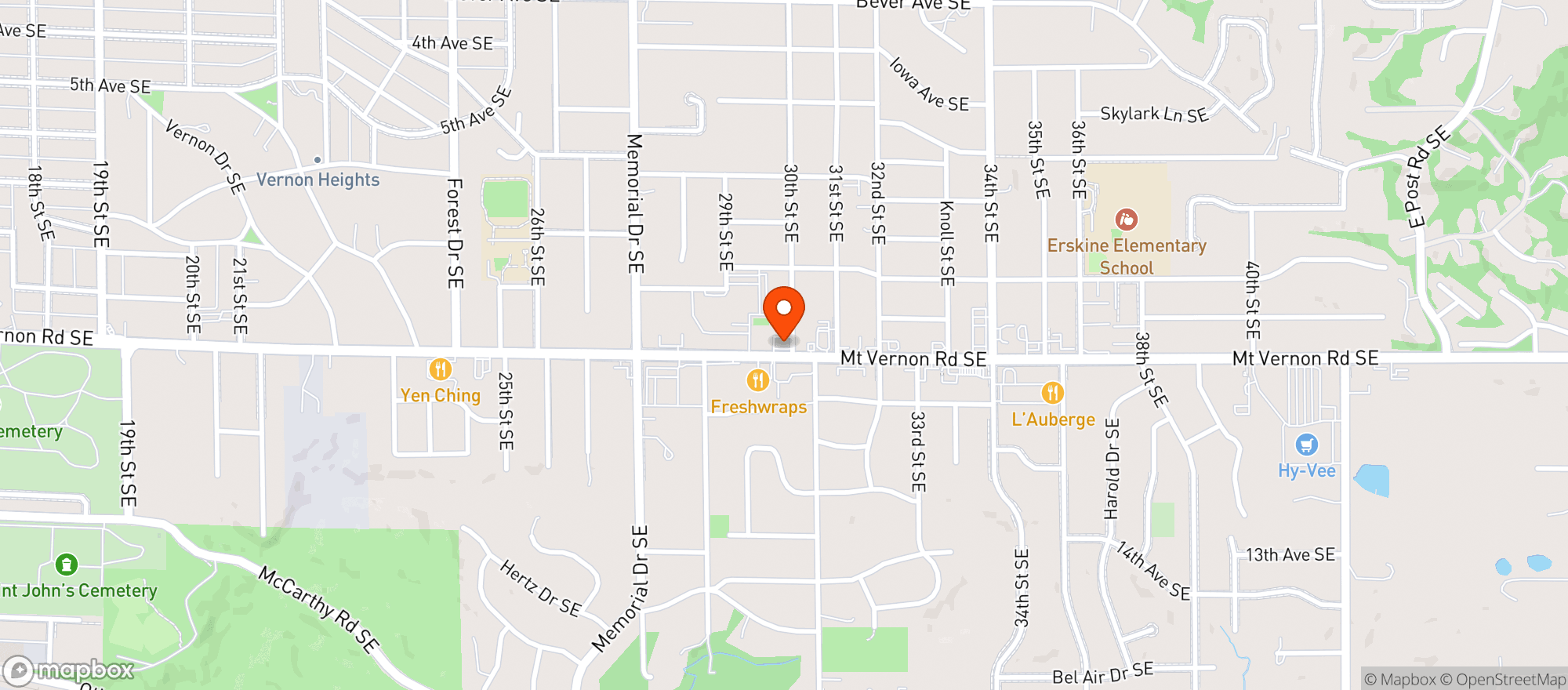 Map showing Kwik Spirits #560