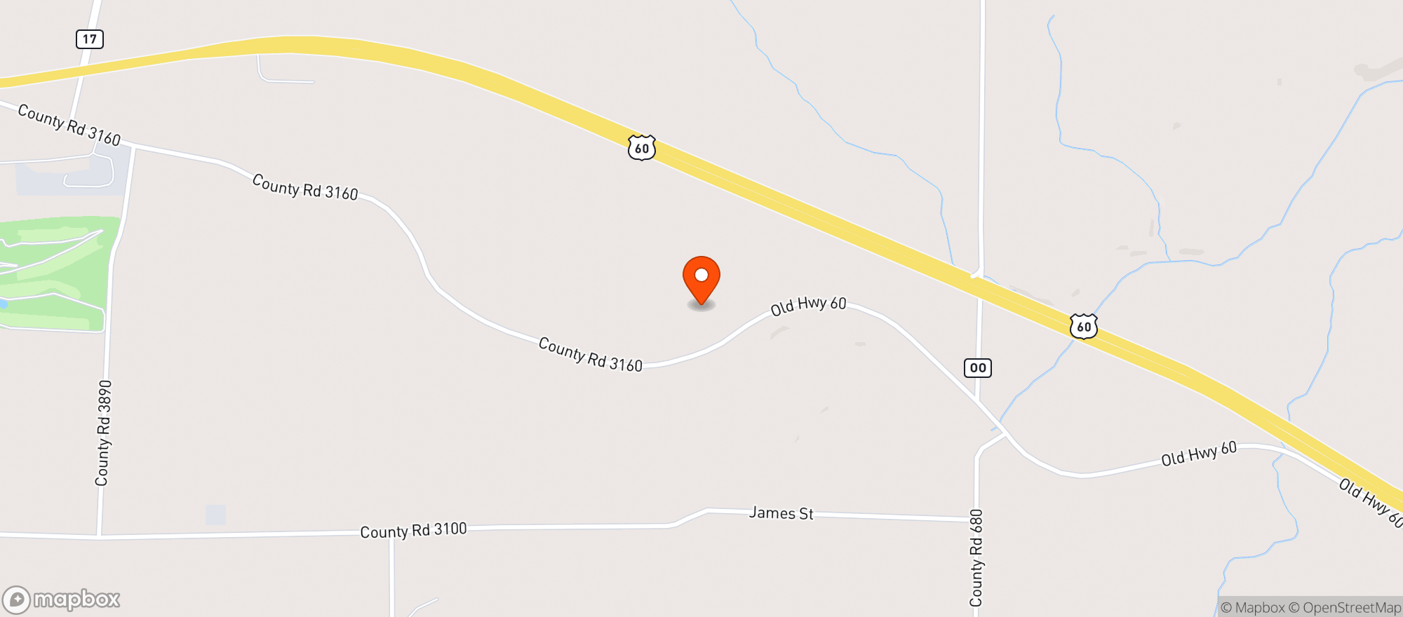 Map showing Walmart Store #871