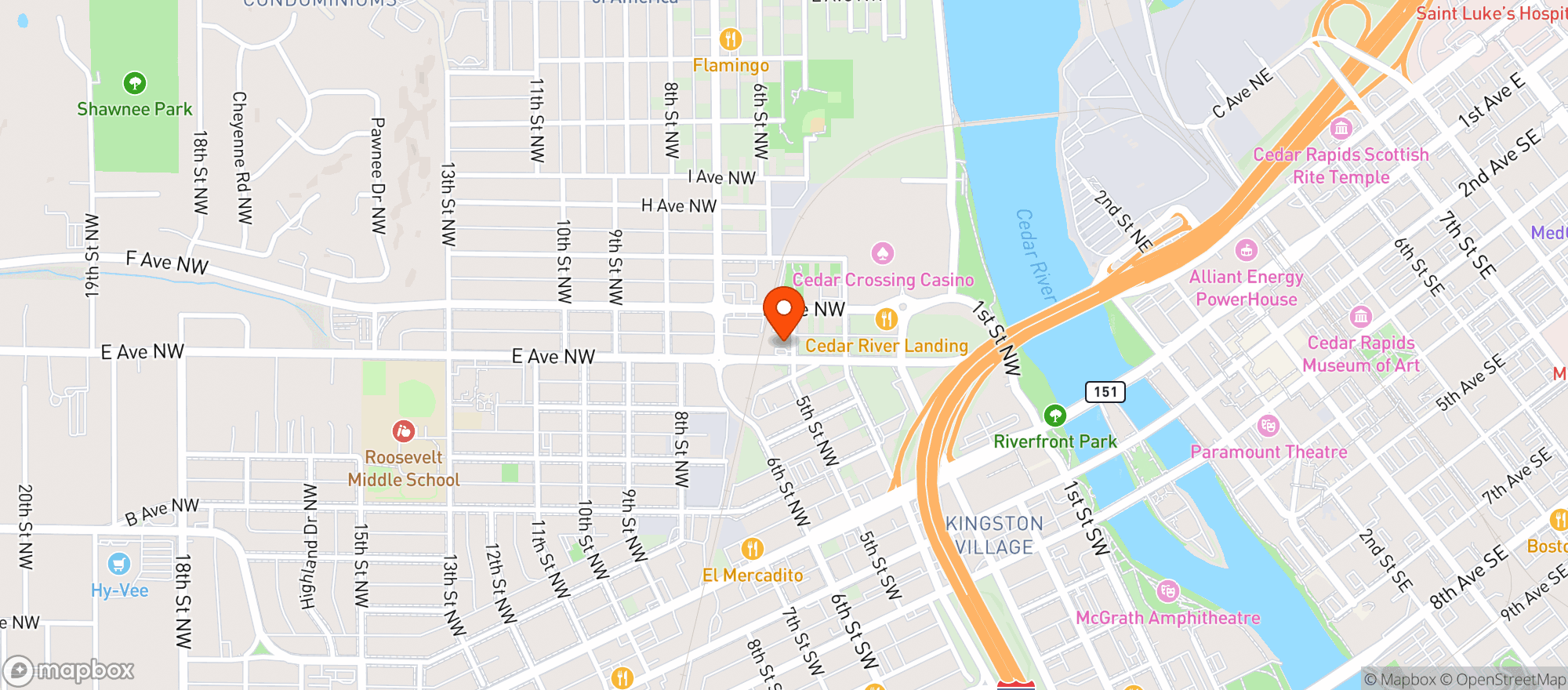 Map showing 7star Liquor & Tobacco Outlet