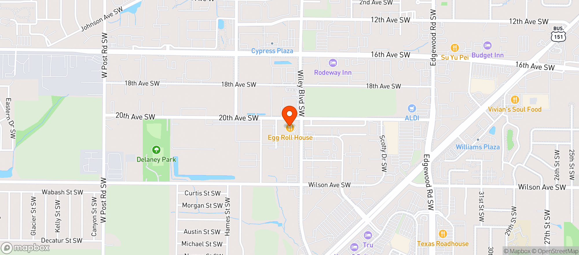 Map showing Uptown Liquor & Tobacco