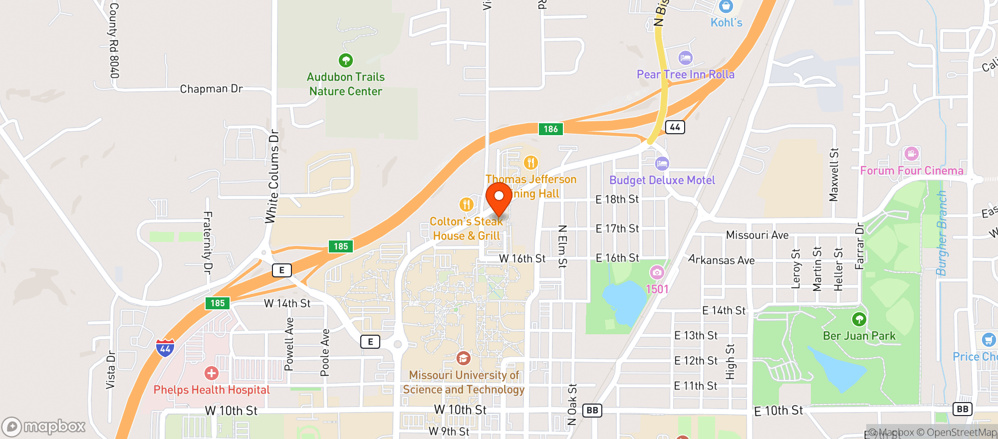 Map showing On The Run #2656251
