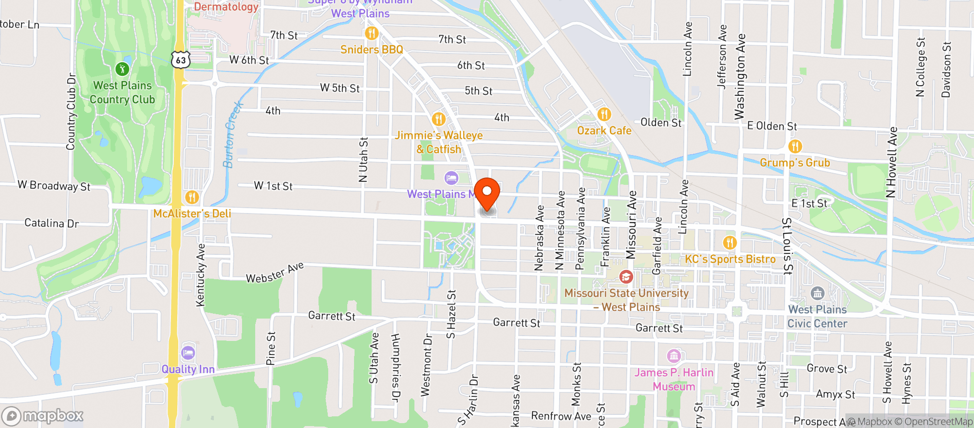 Map showing The Truck Patch
