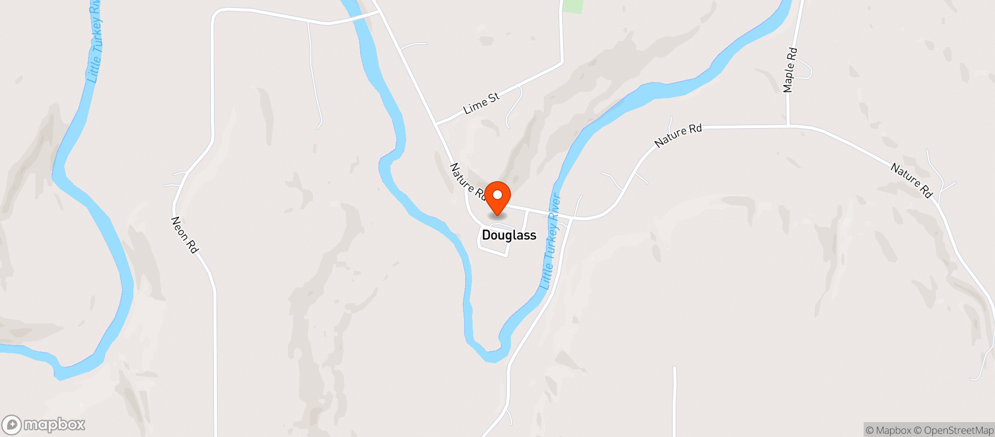 Map showing Hootys Auburn