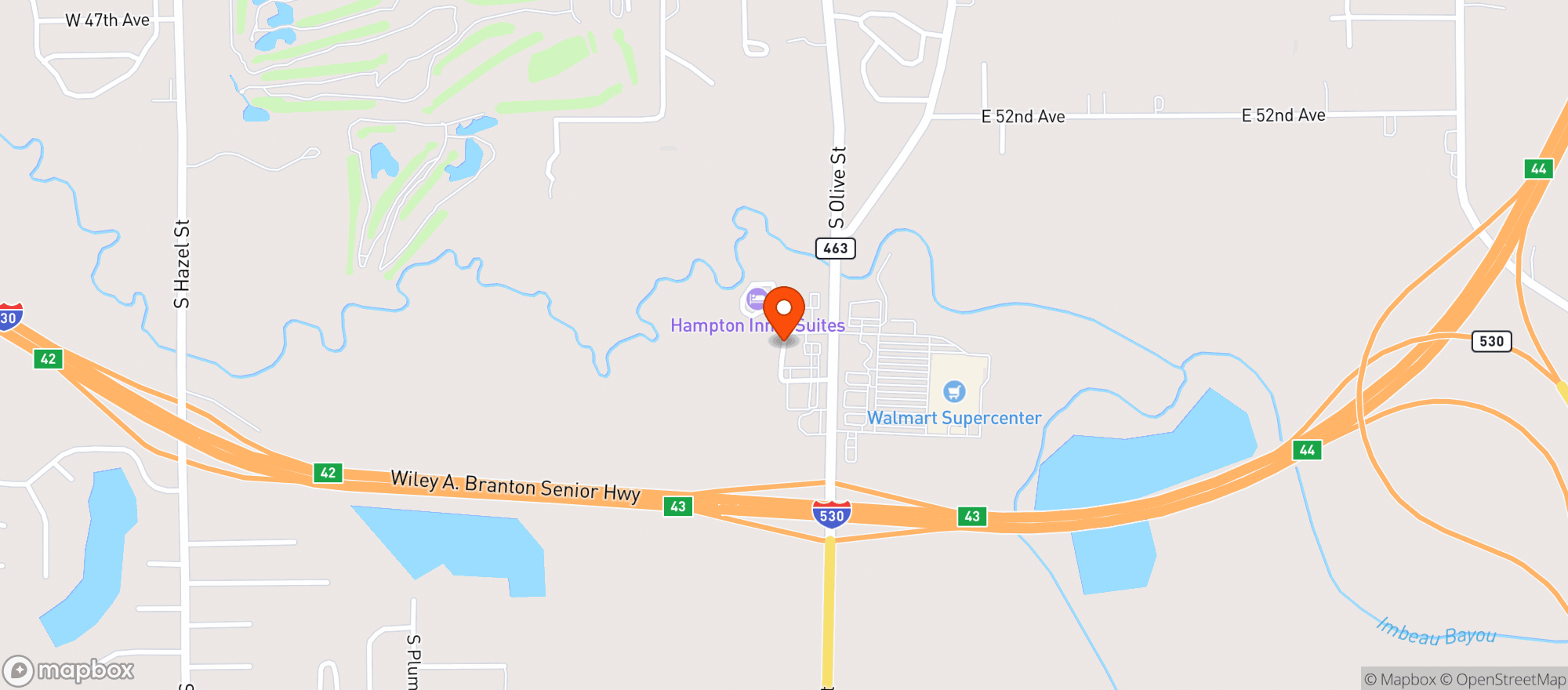 Map showing High Bank Cannabis Co
