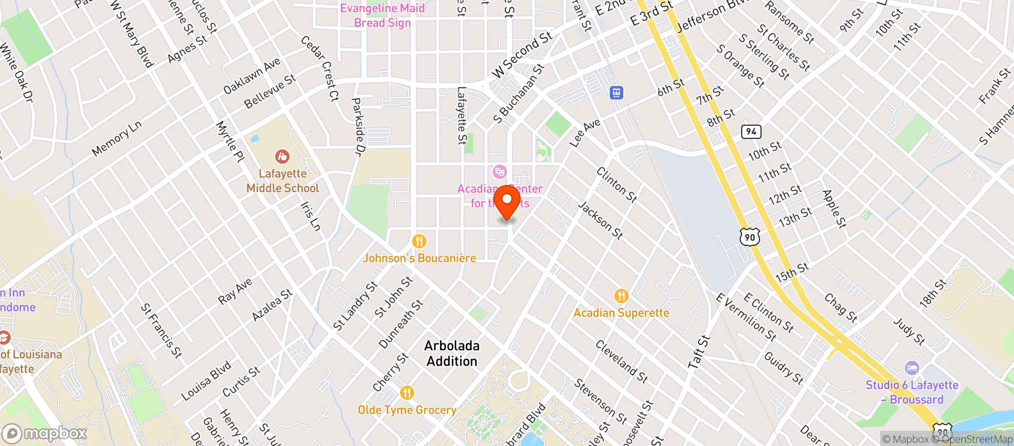 Map showing Docs Pop In