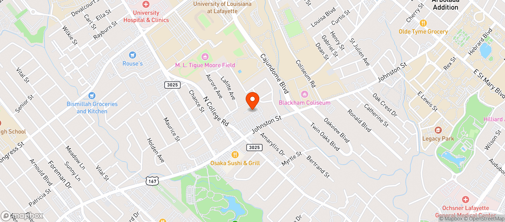 Map showing Gnc
