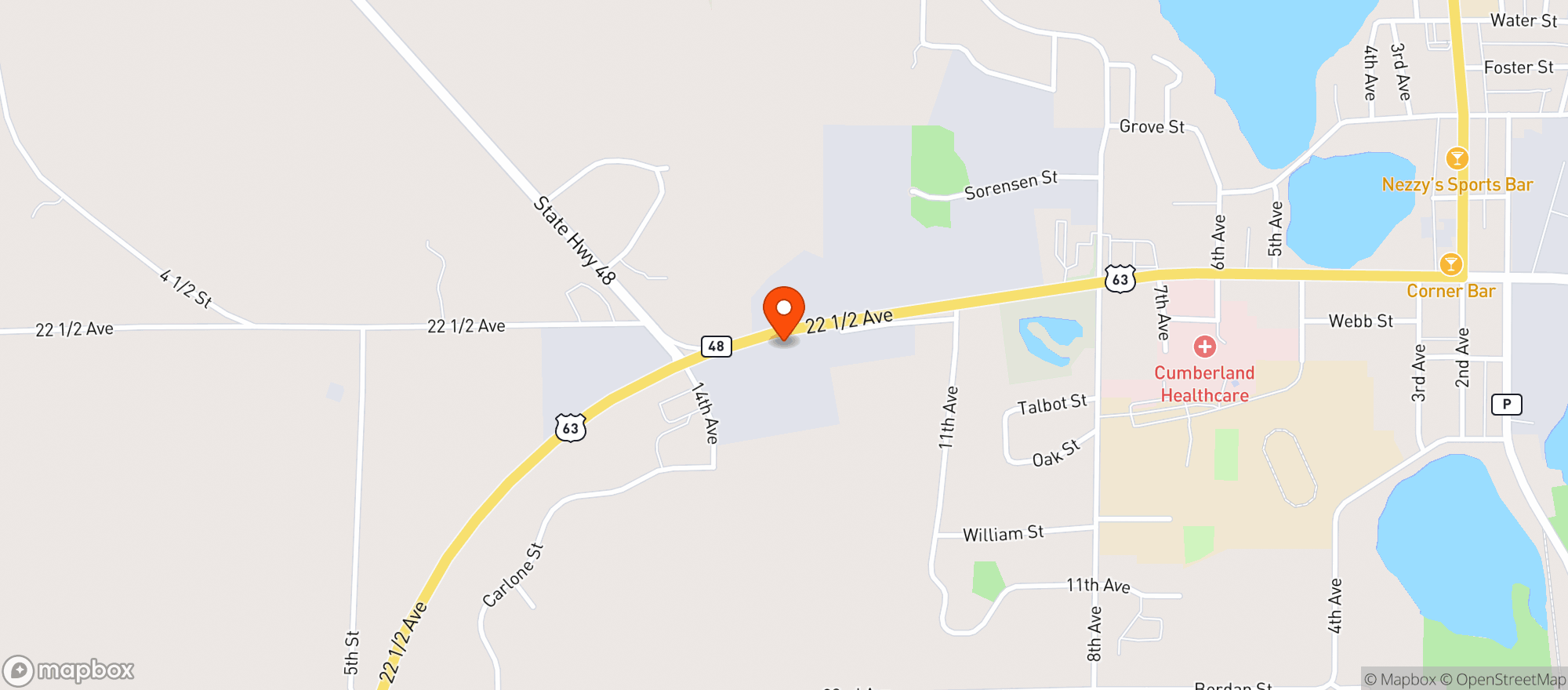 Map showing Island Wines & More