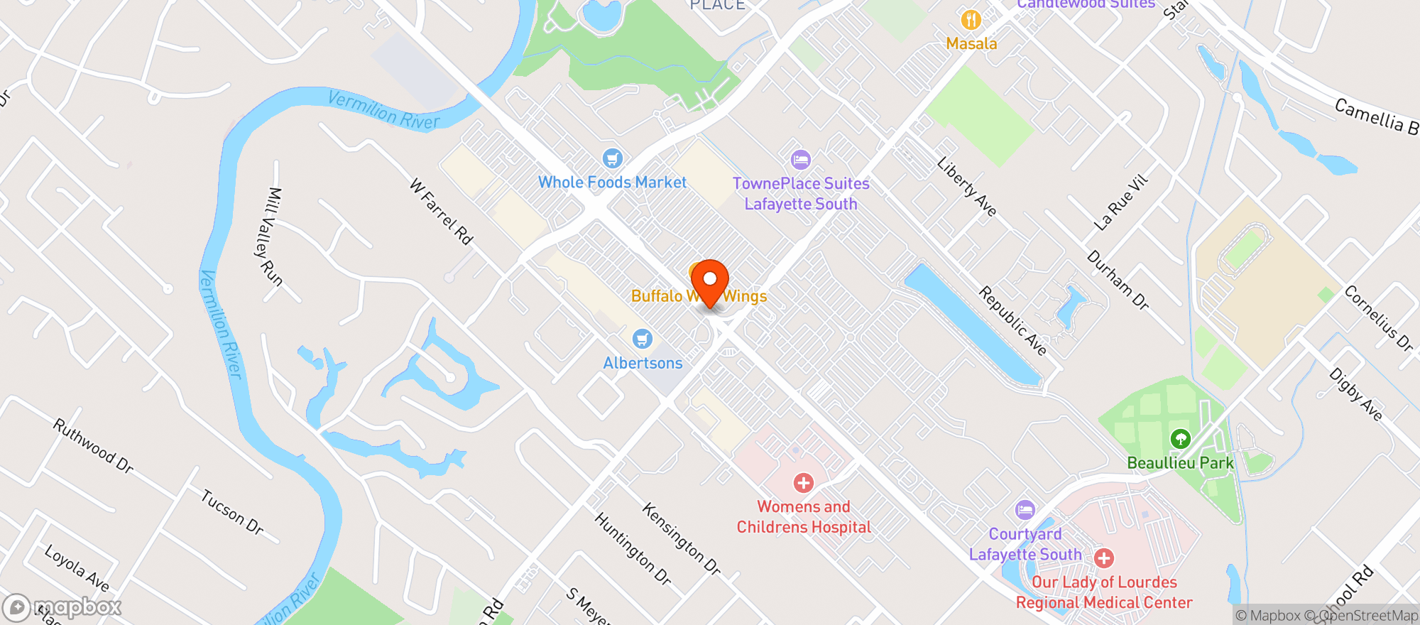 Map showing Total Wine & More
