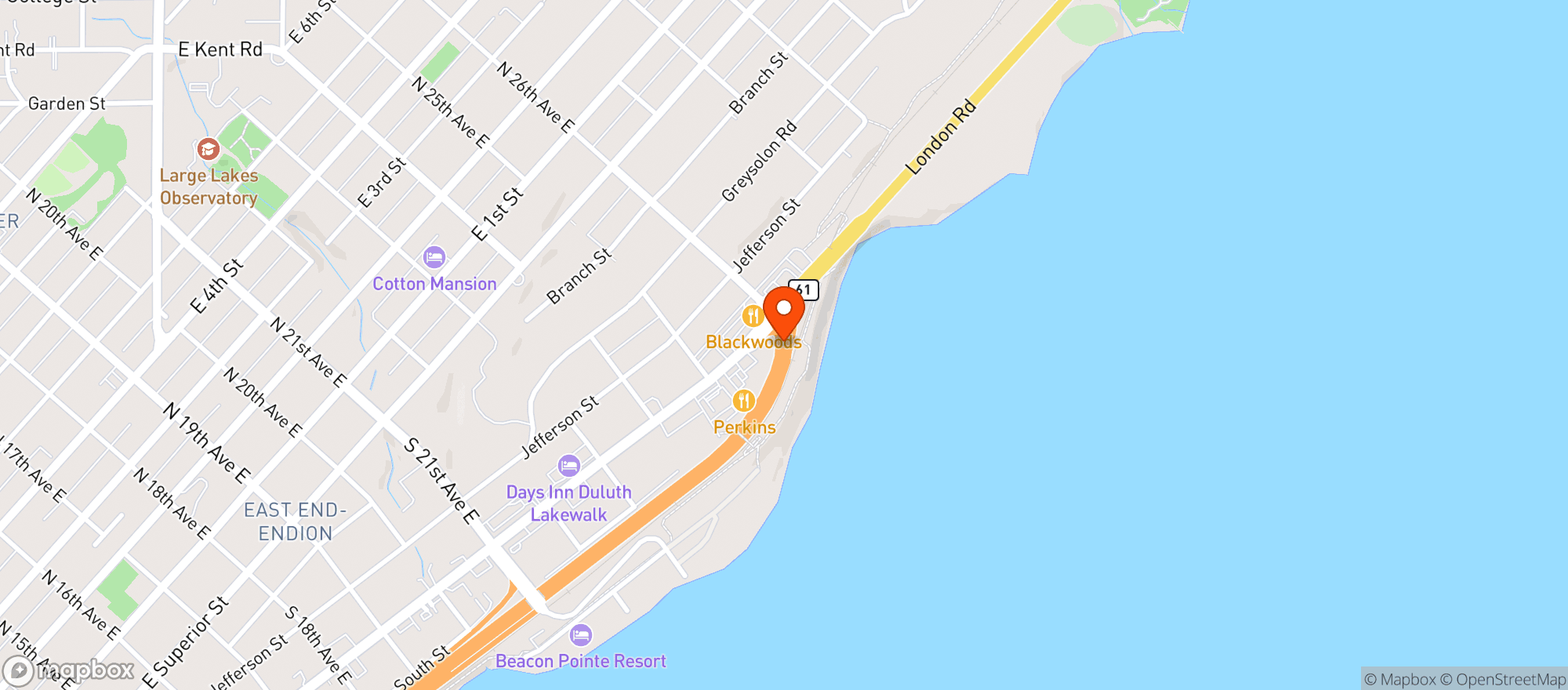 Map showing Keyport Liquor