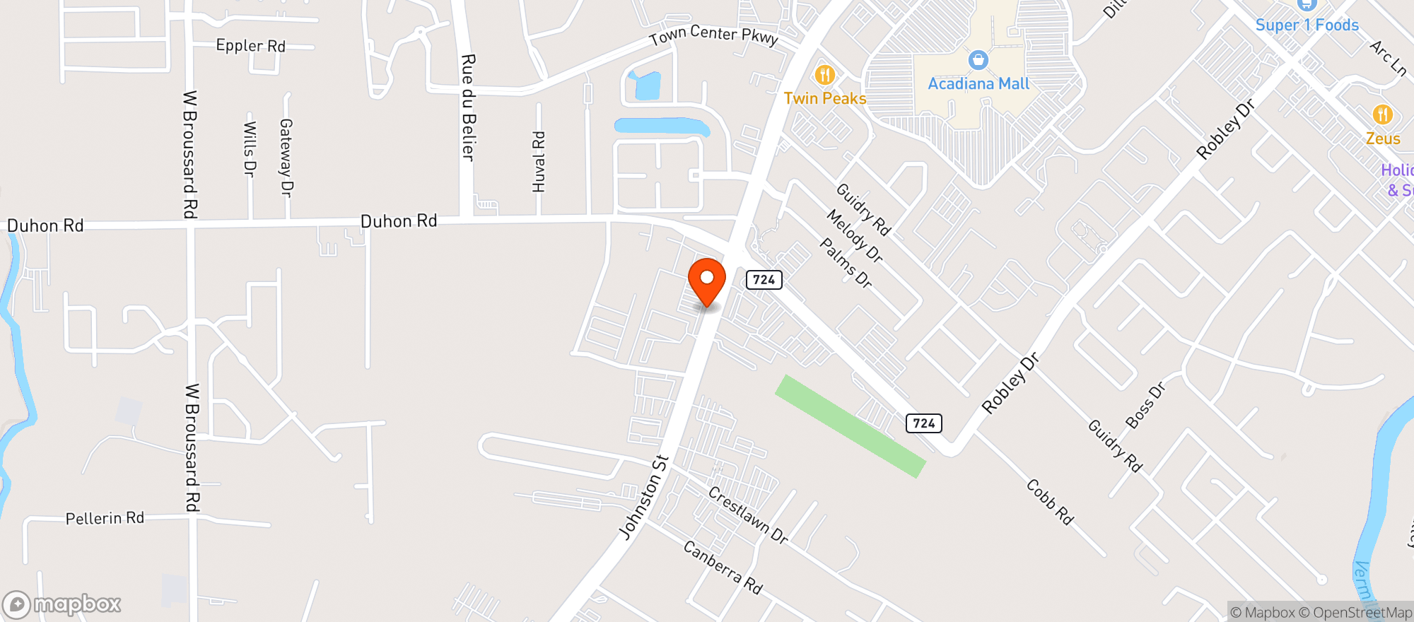 Map showing Rouses Supermarket #48