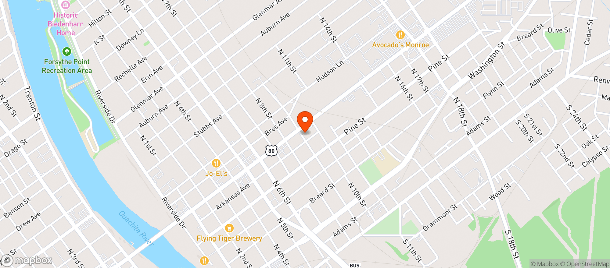 Map showing Sleepy Hollow Furniture • Home • Mattress • Patio