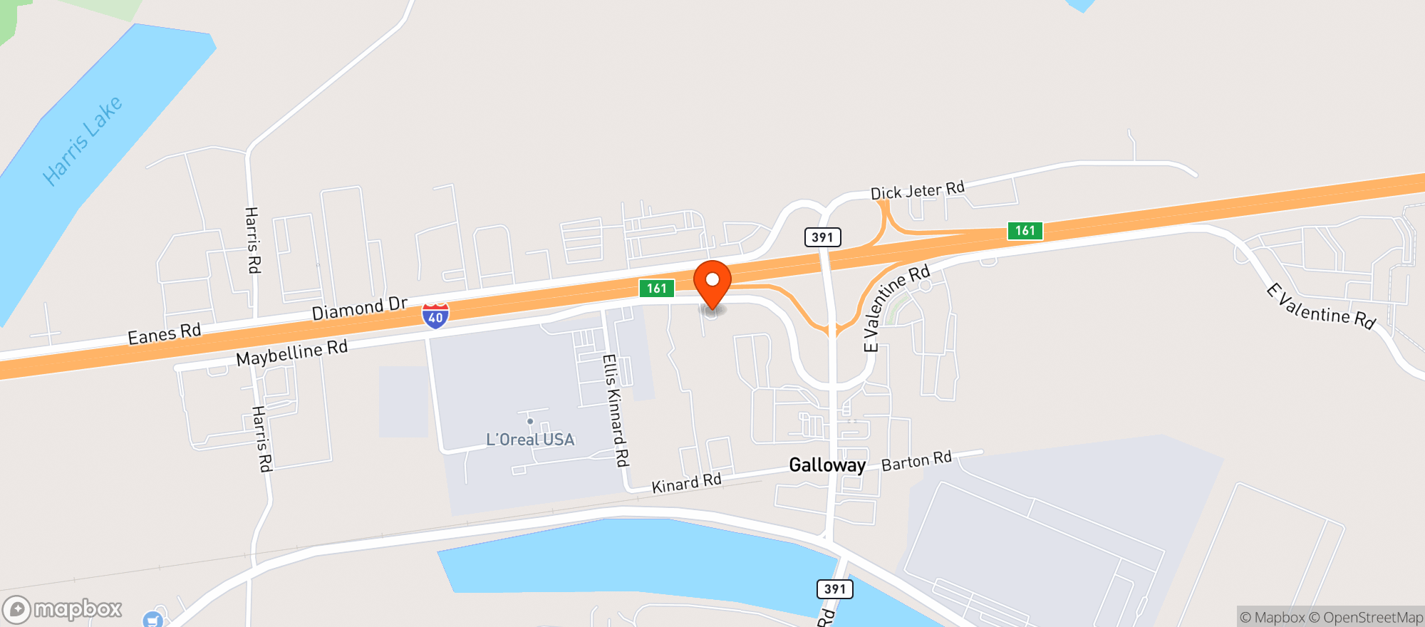 Map showing First & Last Chance Liq