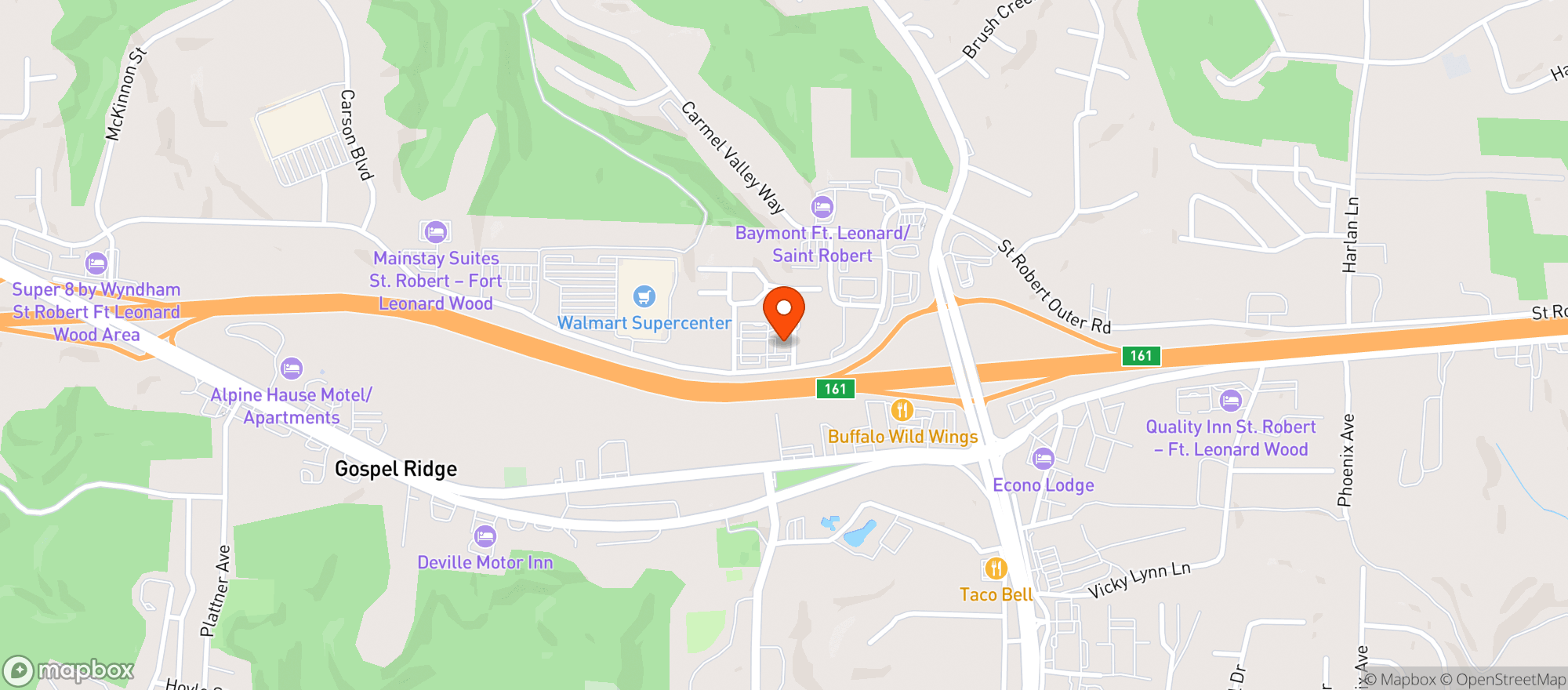 Map showing Pappos Pizzeria & Pub
