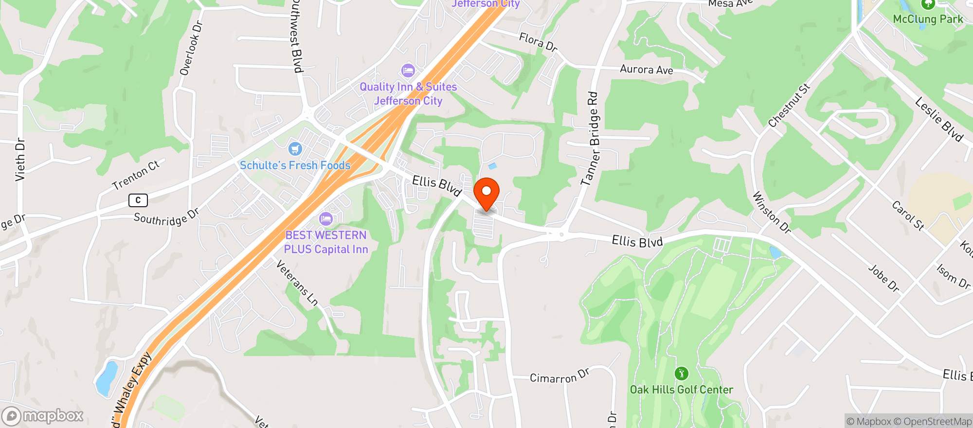 Map showing Xpress Liquor & Smokes