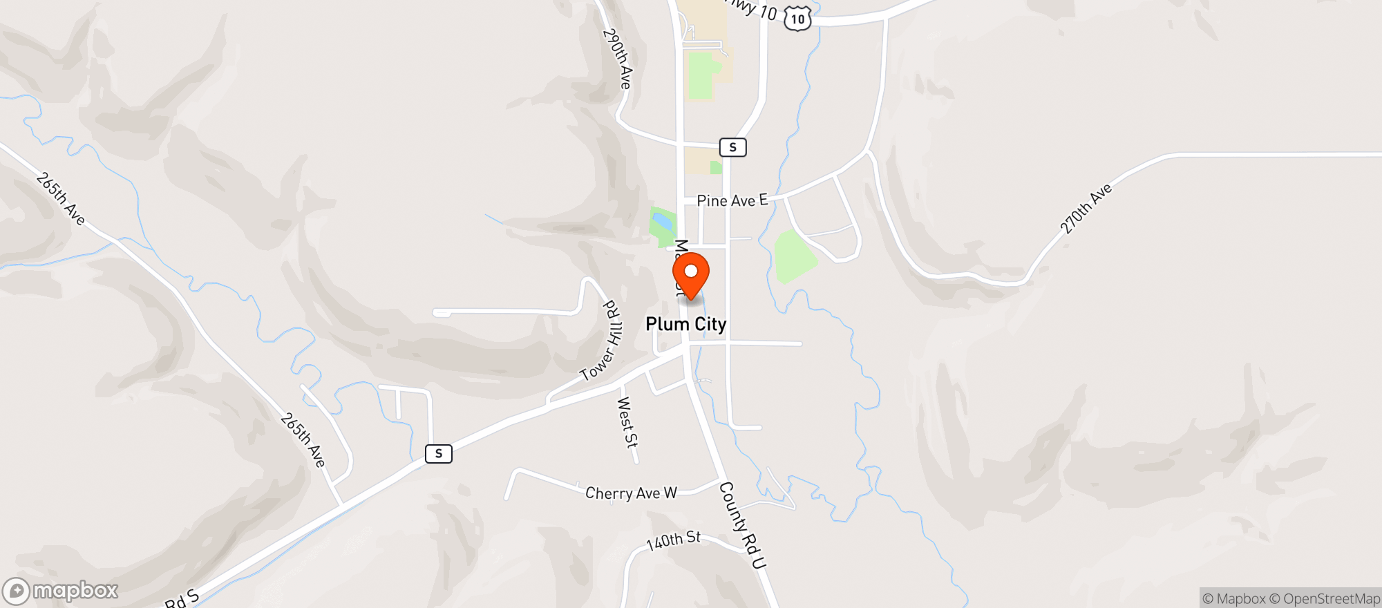 Map showing Nettie S Volta