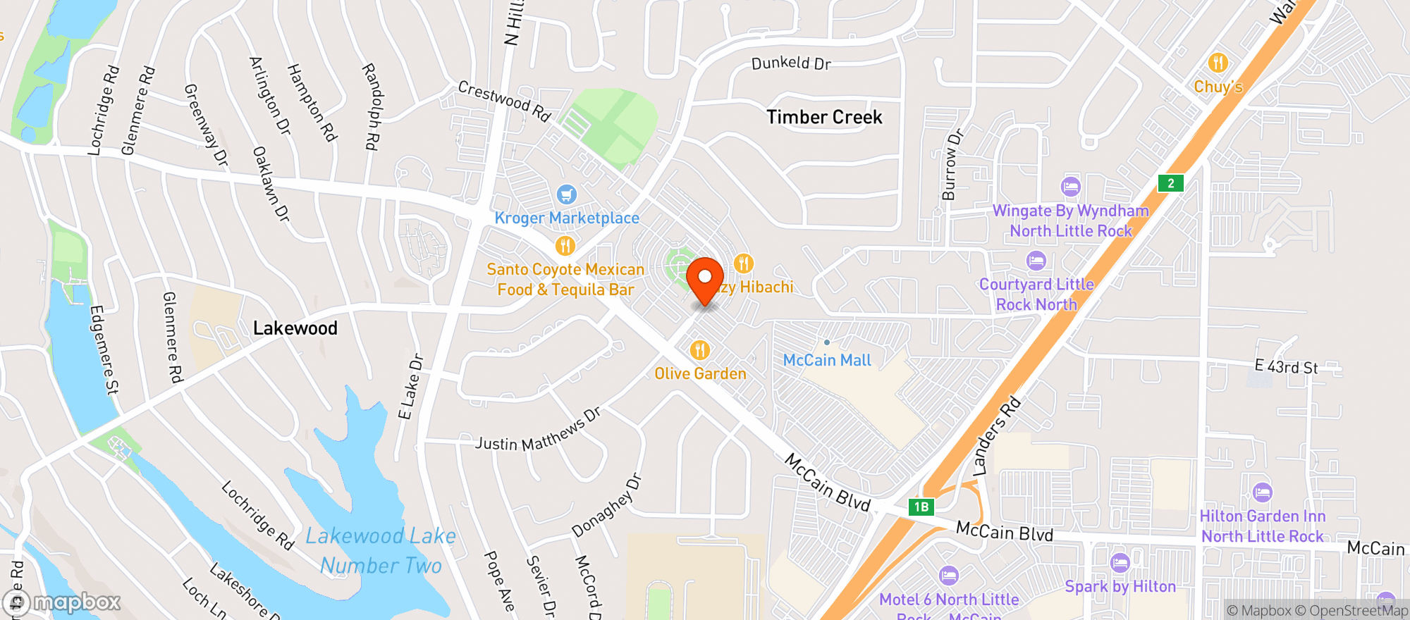 Map showing Gnc