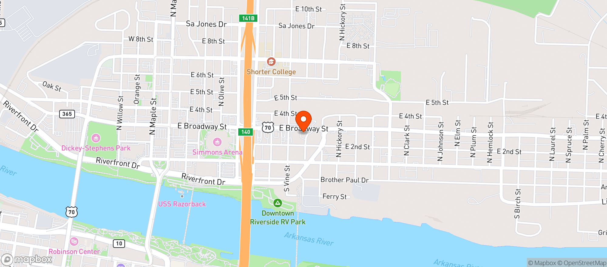 Map showing Warehouse Liquor Market