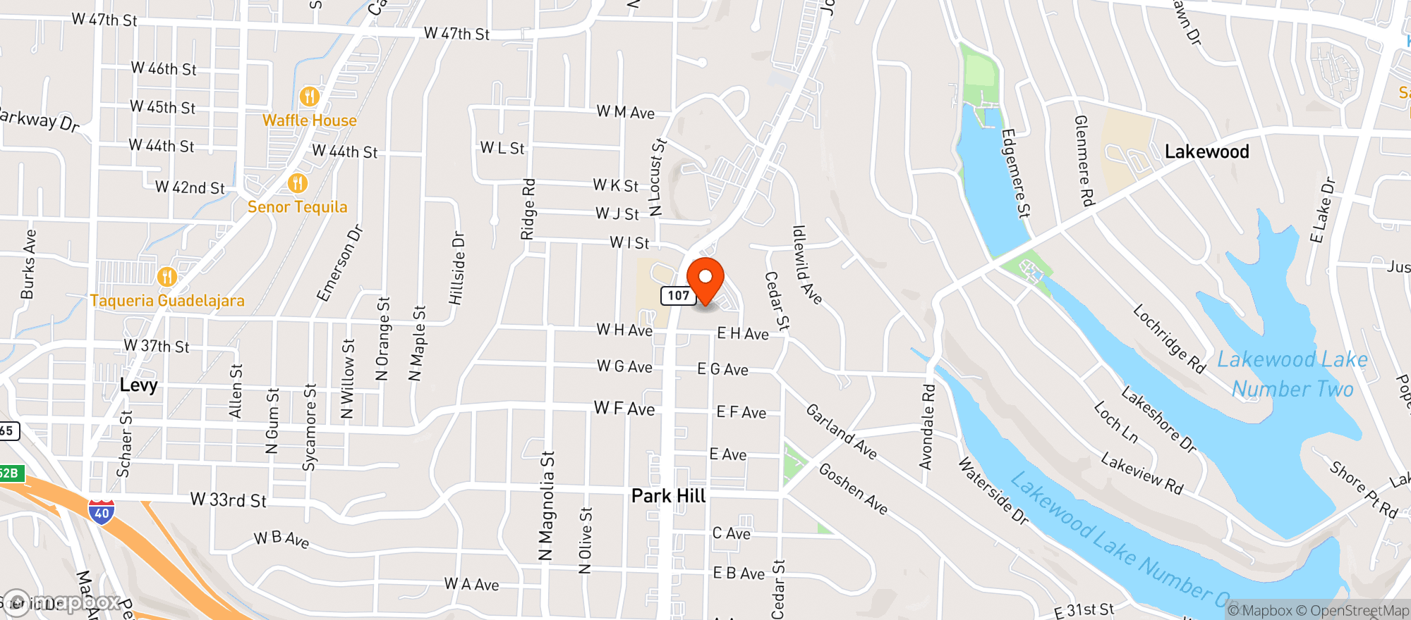 Map showing North Bar