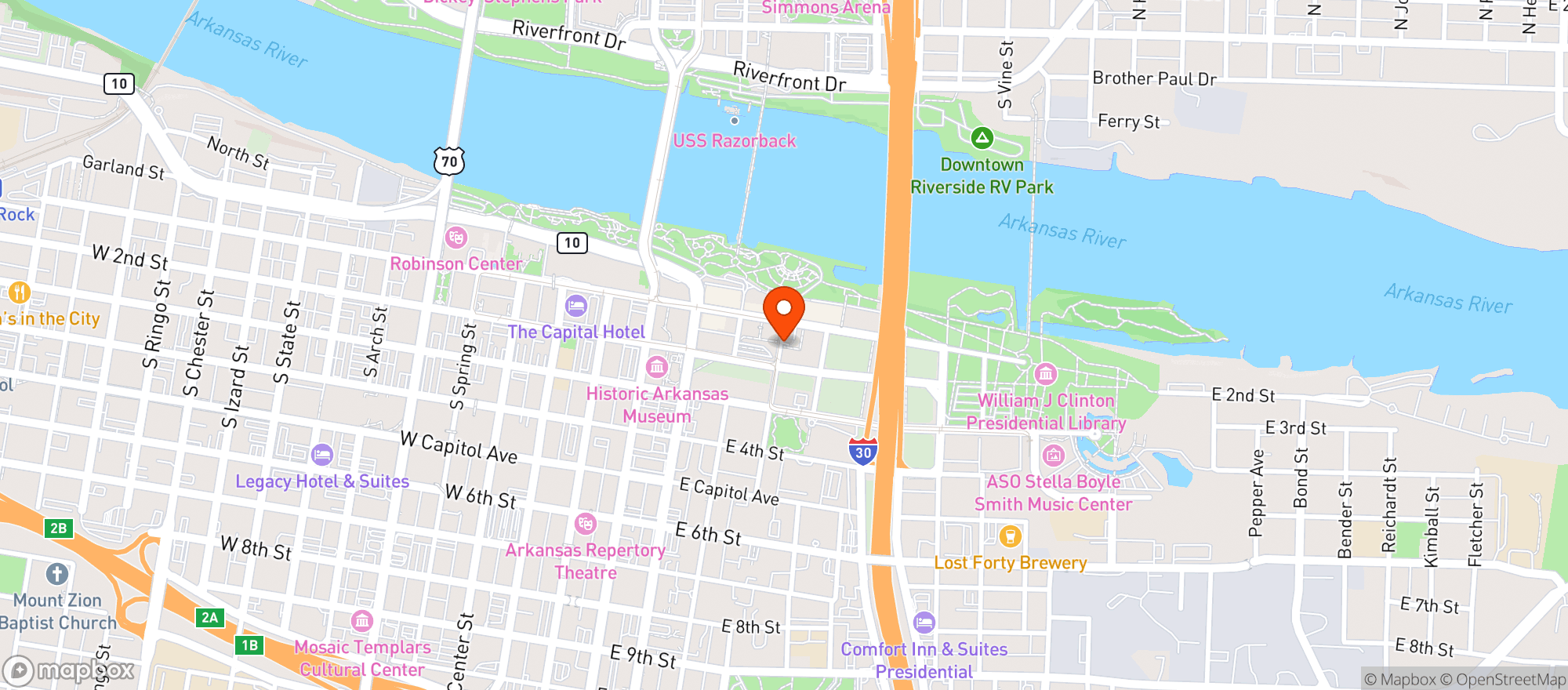 Map showing Sticky Fingerz Rock N Roll