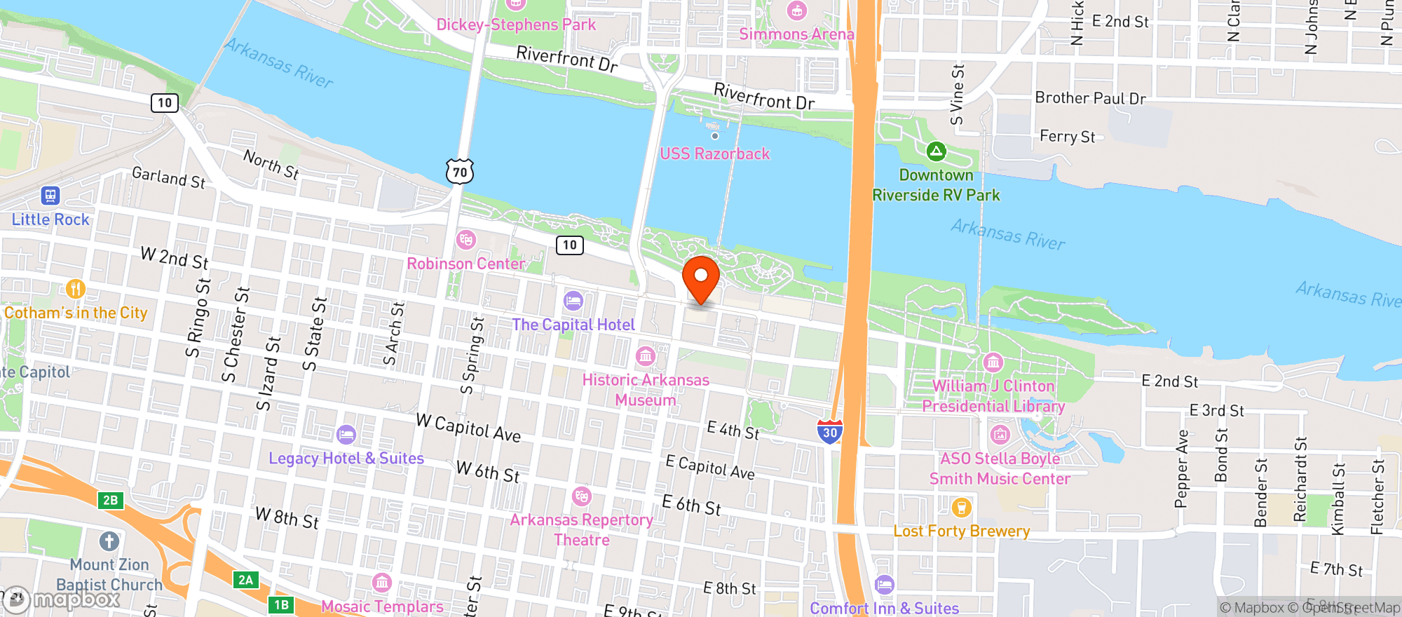 Map showing Flying Saucer Draught Emporium