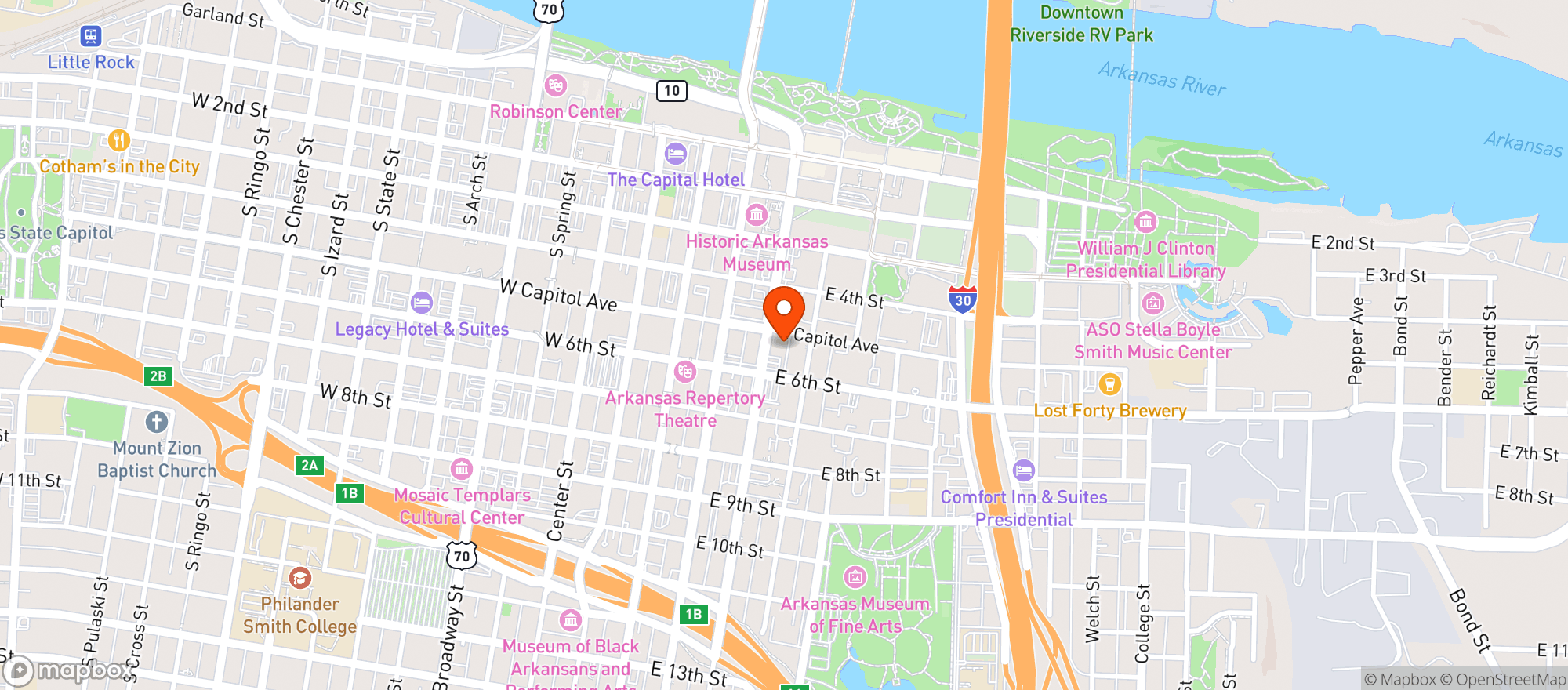 Map showing Fassler Hall 