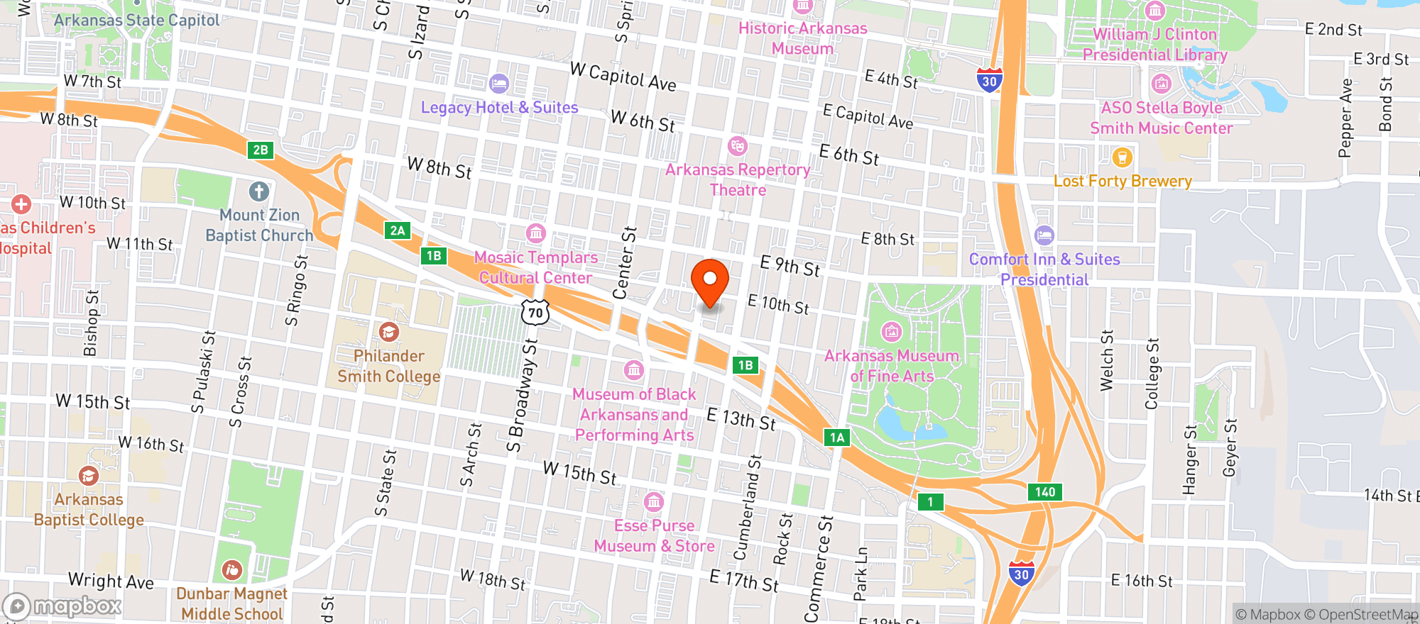 Map showing Warehouse Liquor Market #980