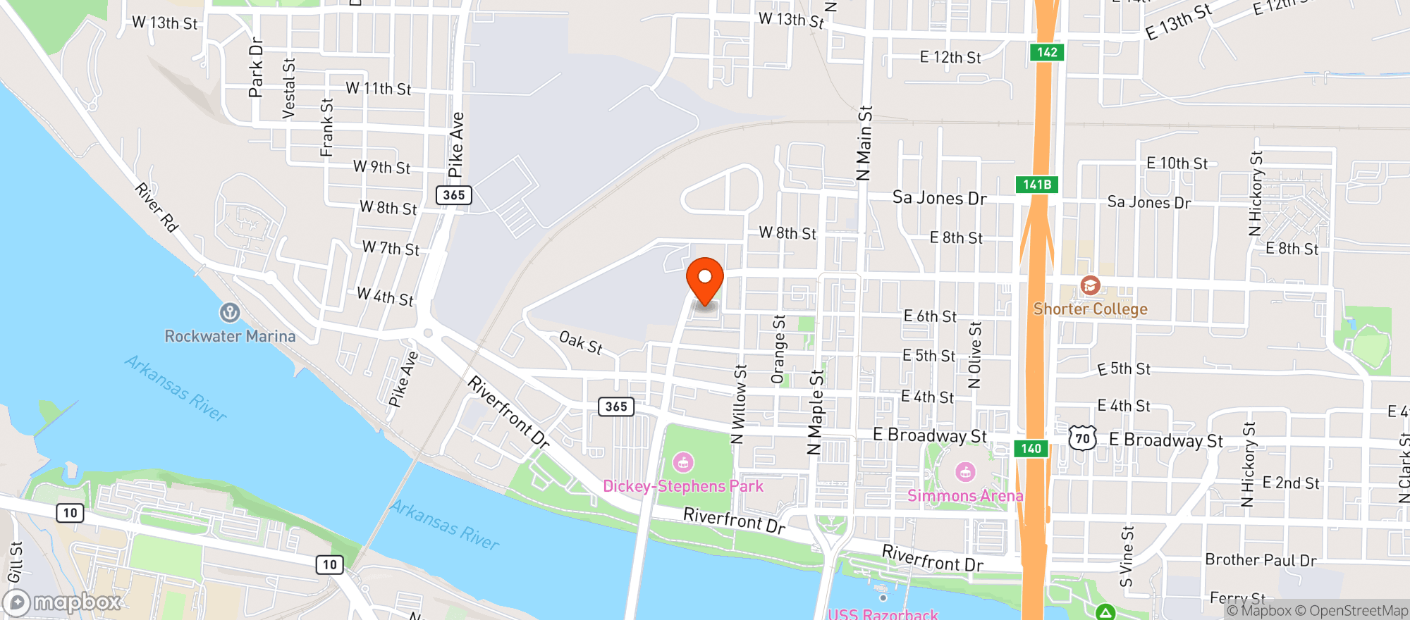 Map showing Ol Bart @ Diamond Bear