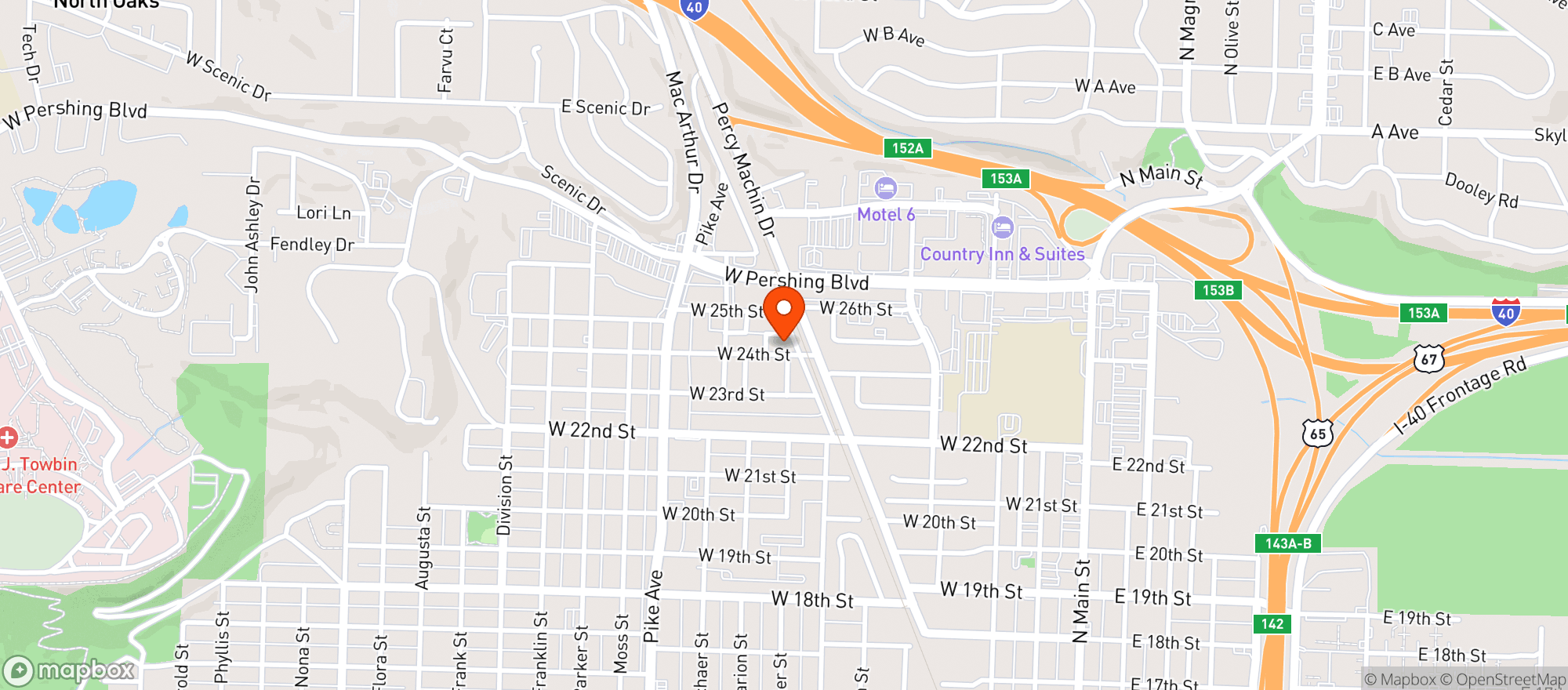 Map showing Big D Liquor