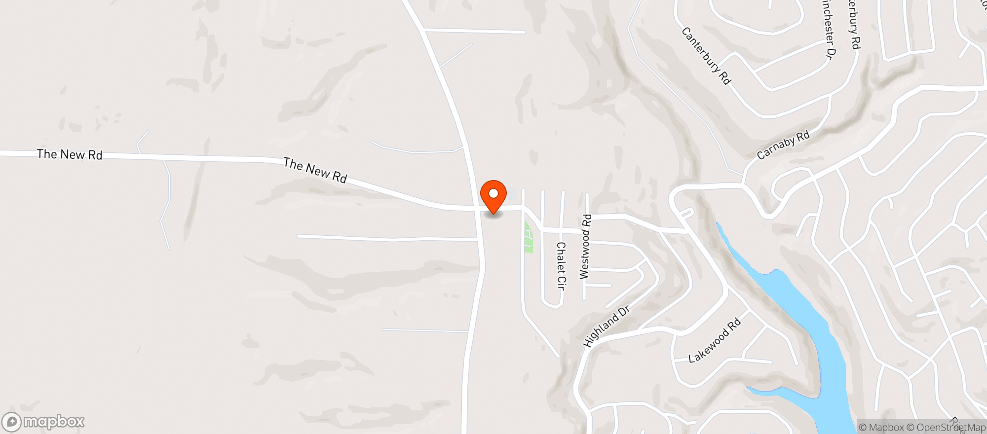 Map showing Beaver Road Liquors