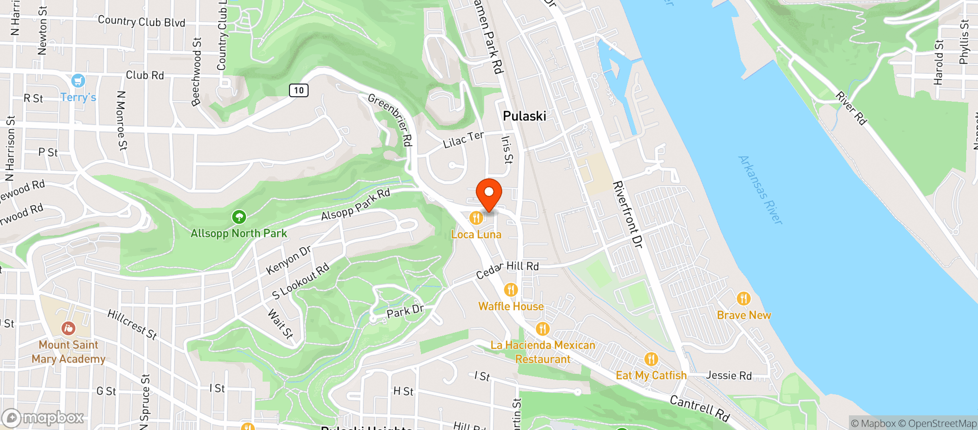 Map showing The Fold