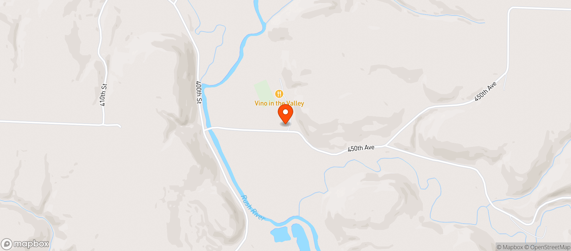 Map showing Vino In The Valley