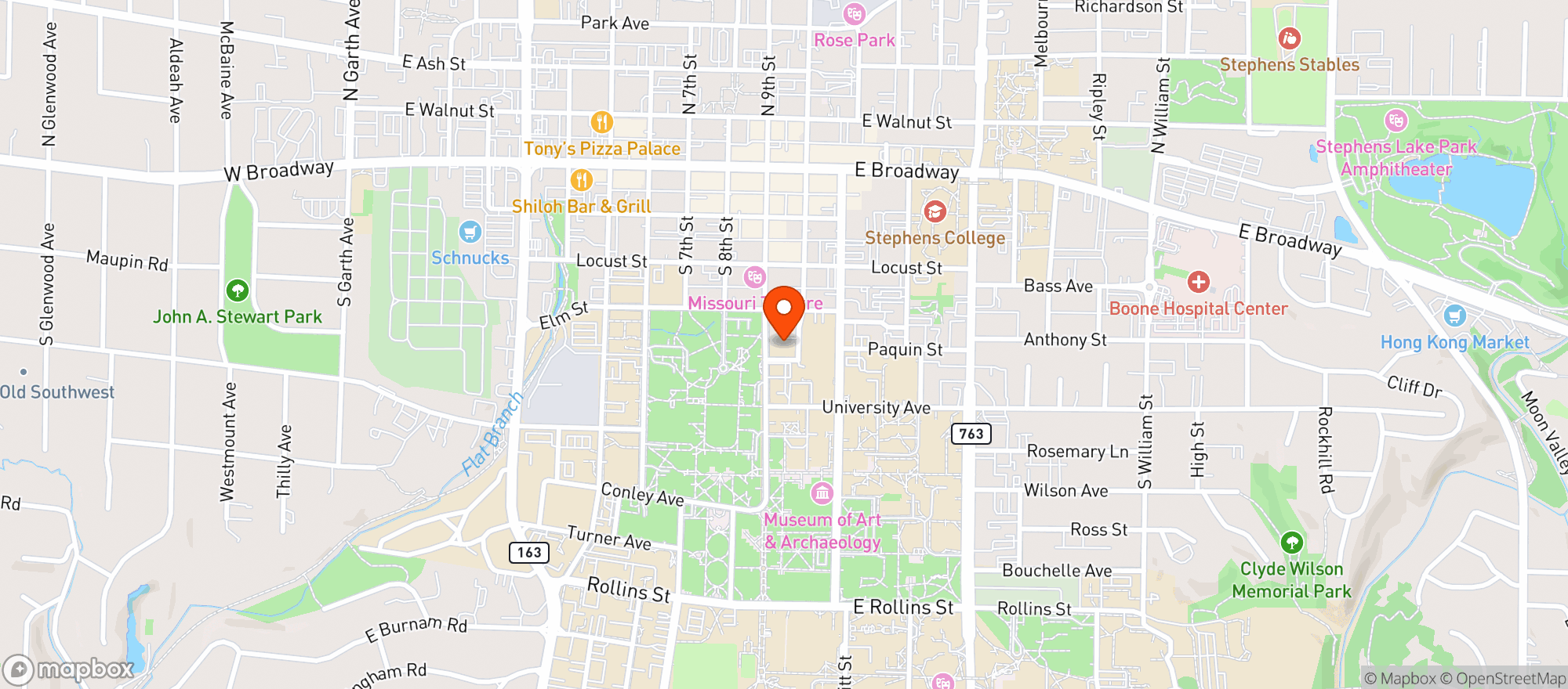 Map showing International Tap House