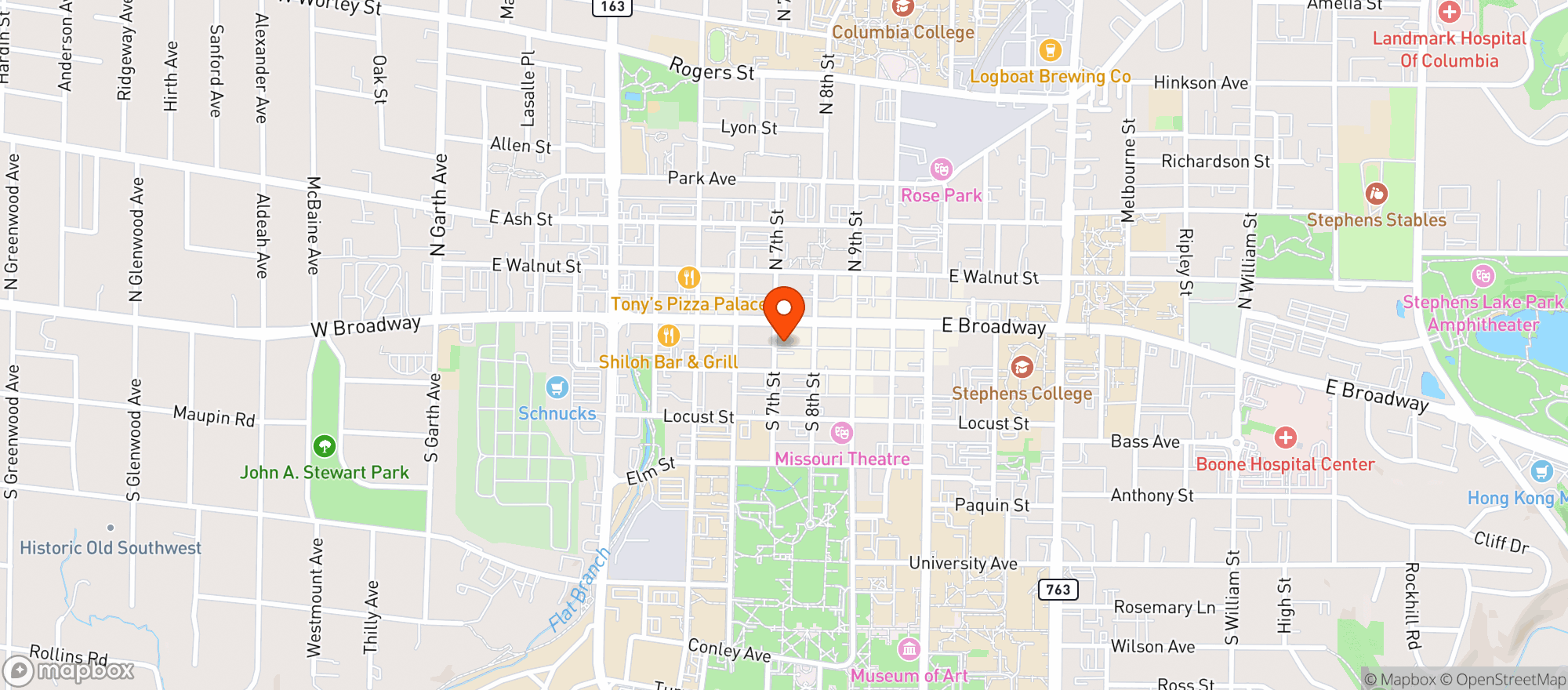 Map showing Snappers
