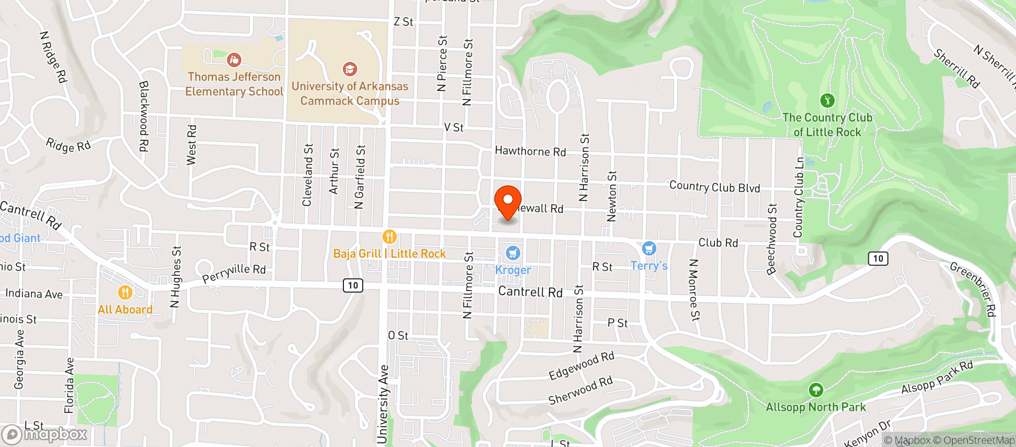 Map showing George S