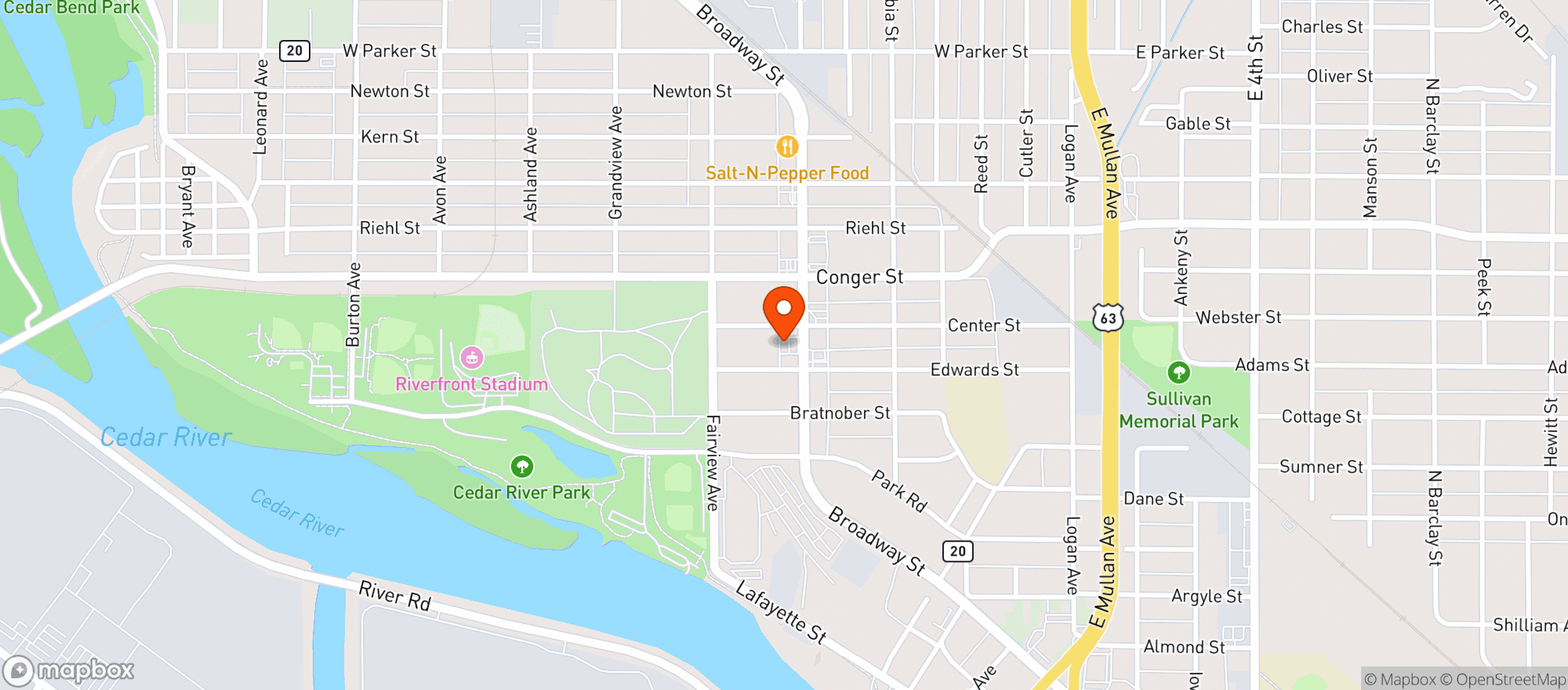 Map showing Kwikstop 4 #1