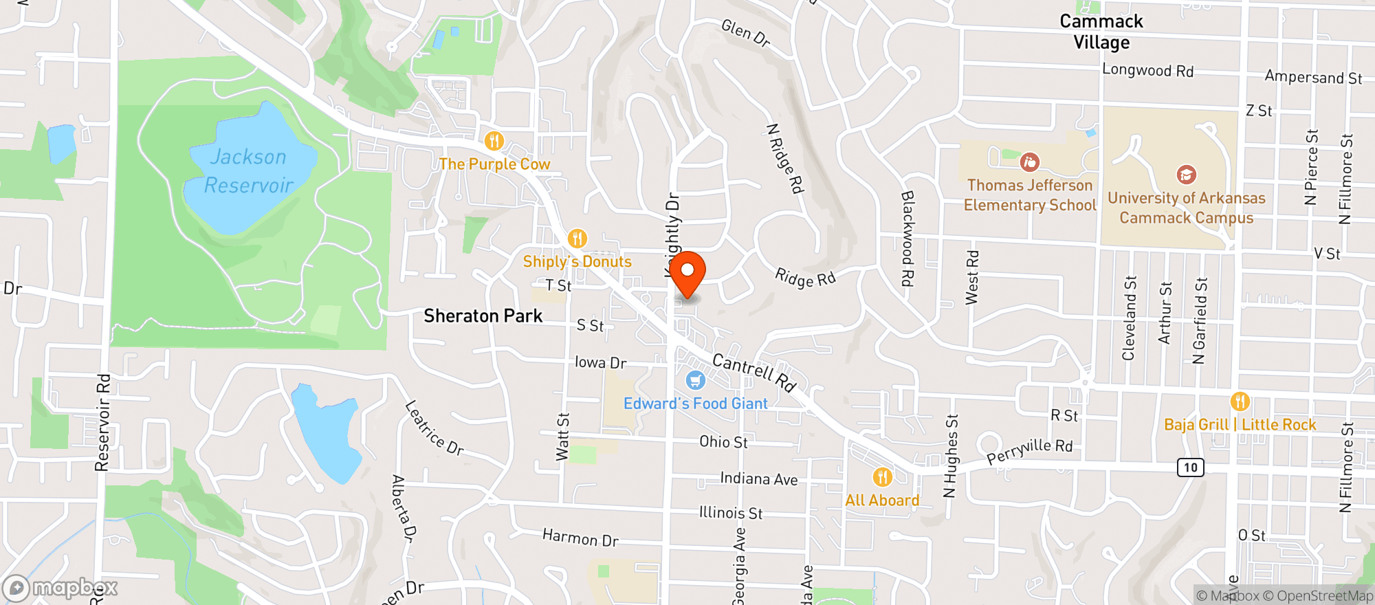 Map showing Problem child LLC