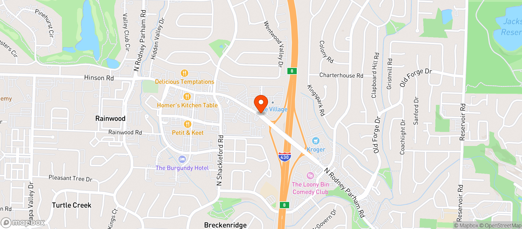 Map showing Gnc
