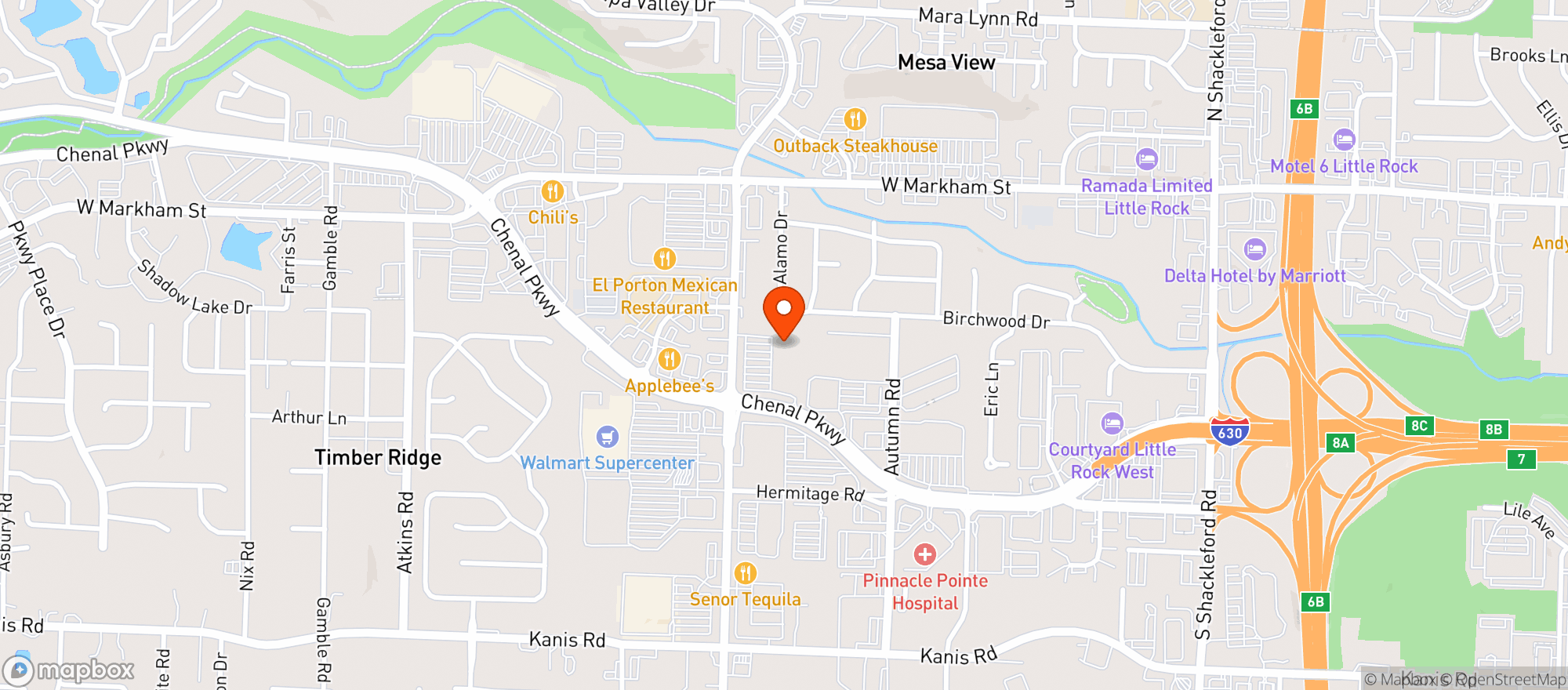 Map showing Whole Foods Market