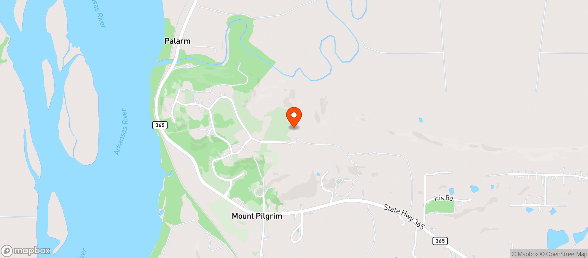 Map showing Southern Glazers Wine & Spirits