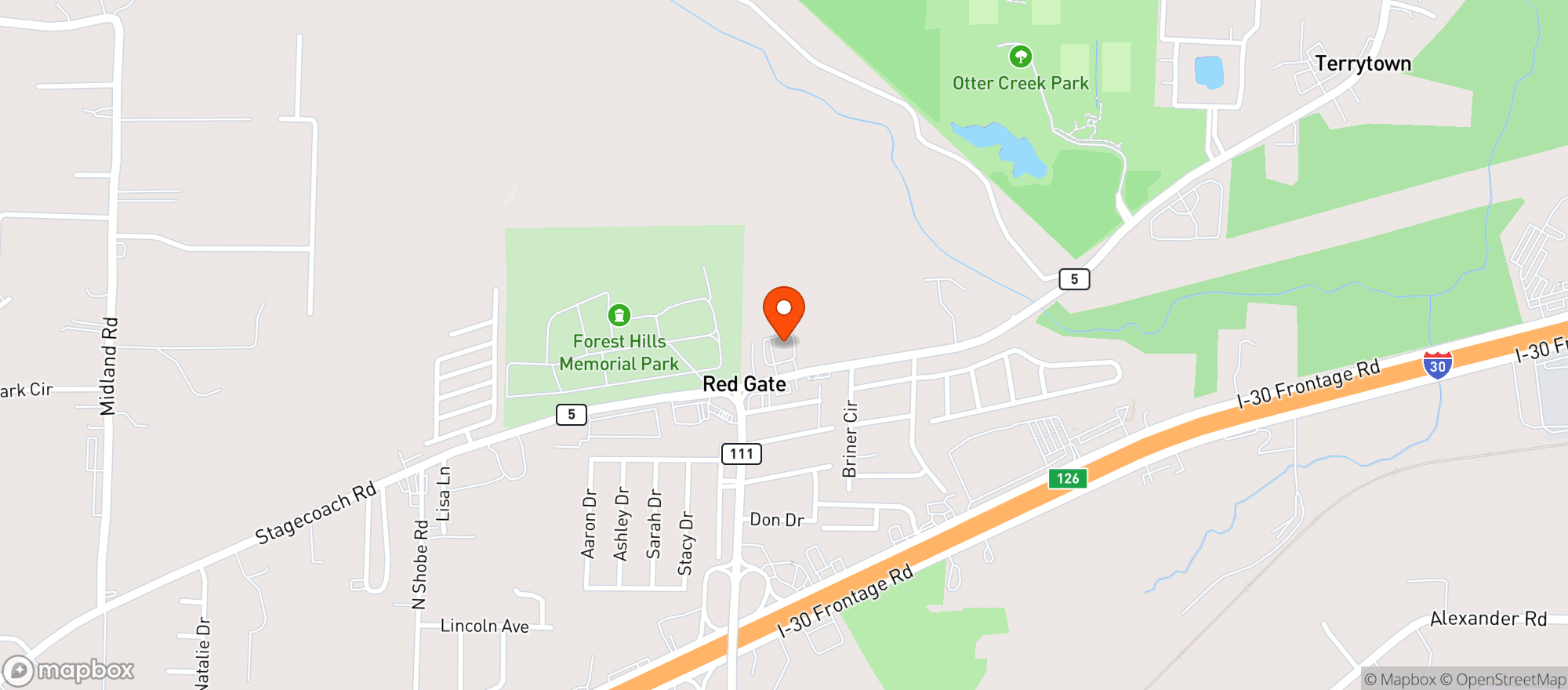Map showing Enterprise Liquor Store