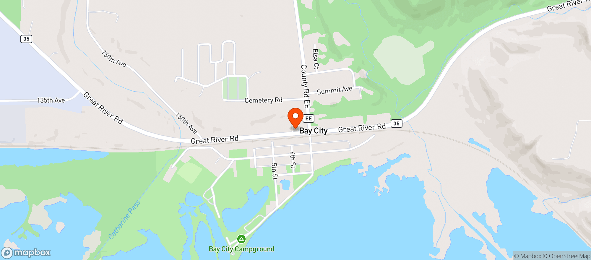 Map showing Handy Mart