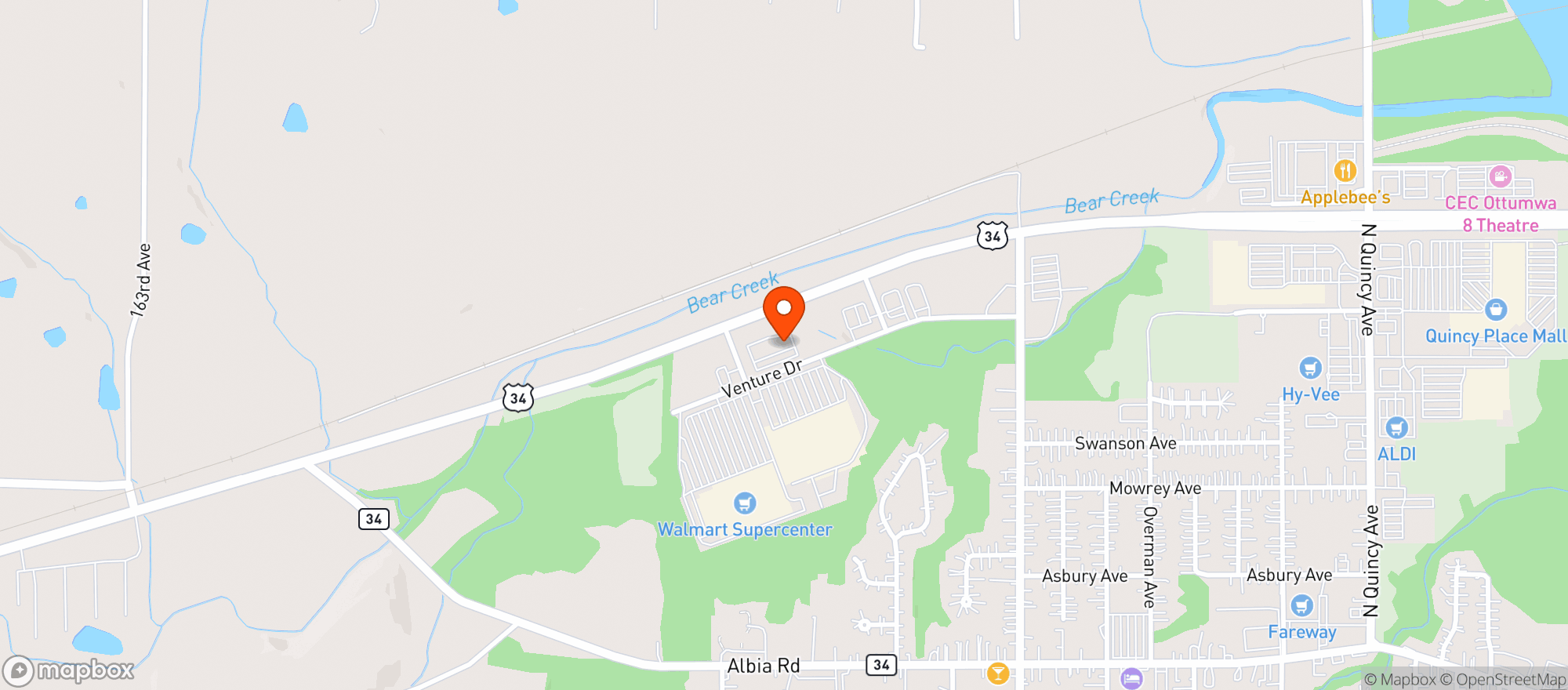 Map showing Gnc
