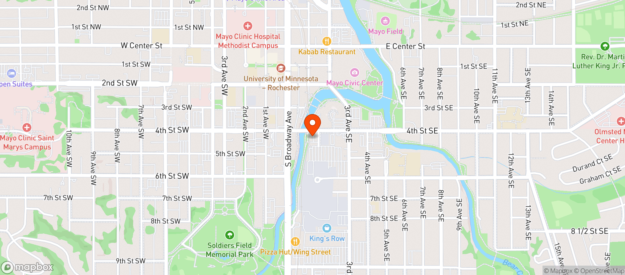 Map showing Our Paladar