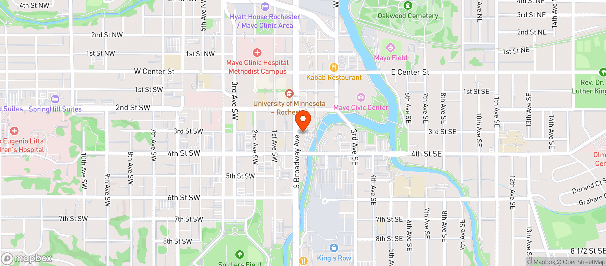 Map showing Bitter and Pour Rooftop