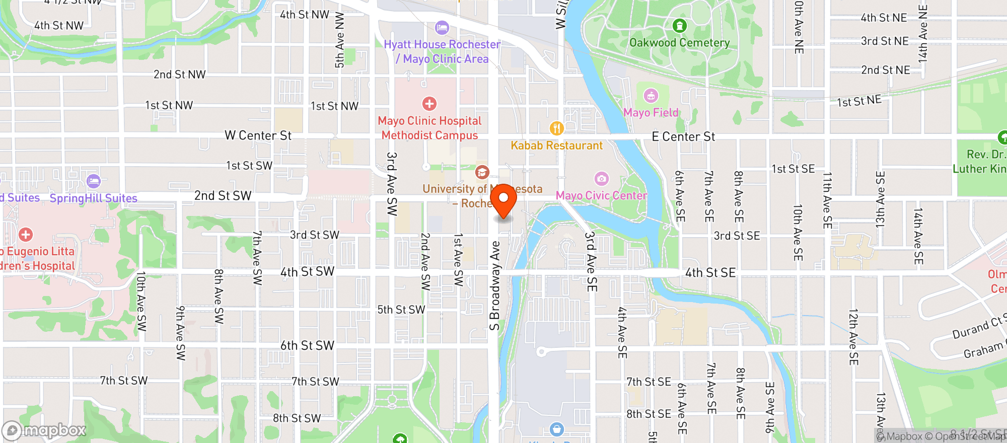 Map showing Crave