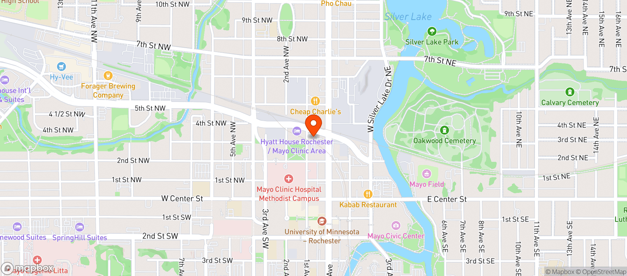 Map showing 300 On First